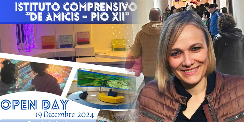 Foggia, un successo l’open-day dell’Istituto De Amicis-Pio XII. La dirigente: “La nostra missione è quella di prenderci cura dell’anima dei nostri studenti”.