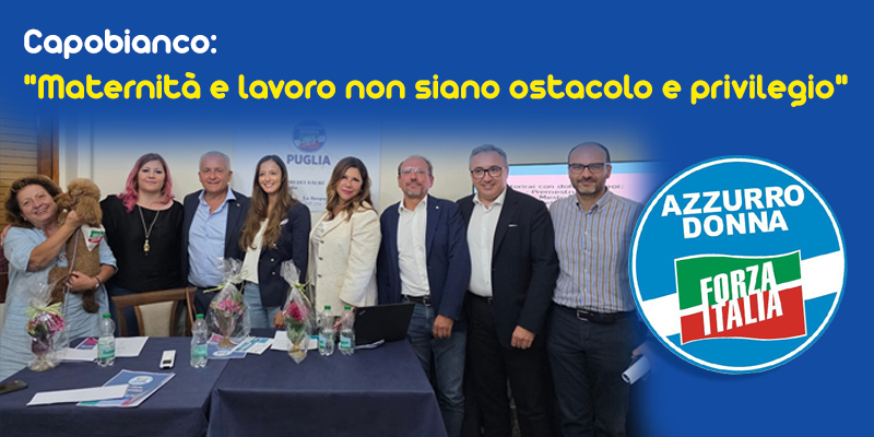 Castelluccio dei Sauri, Capobianco (Azzurro Donna): "Maternità e lavoro non siano ostacolo e privilegio"